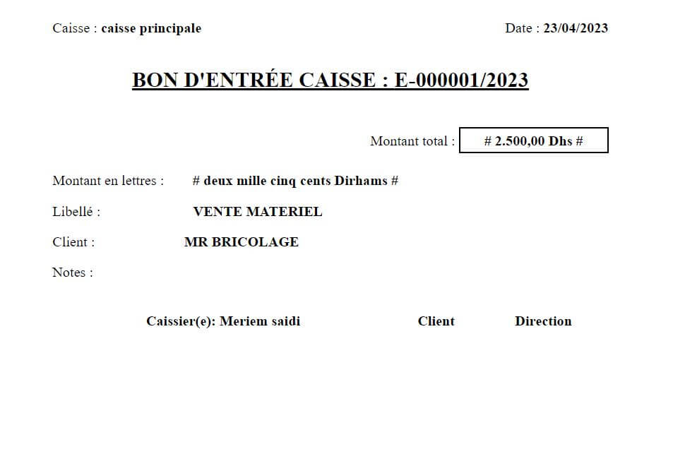 gestion de caisse maroc